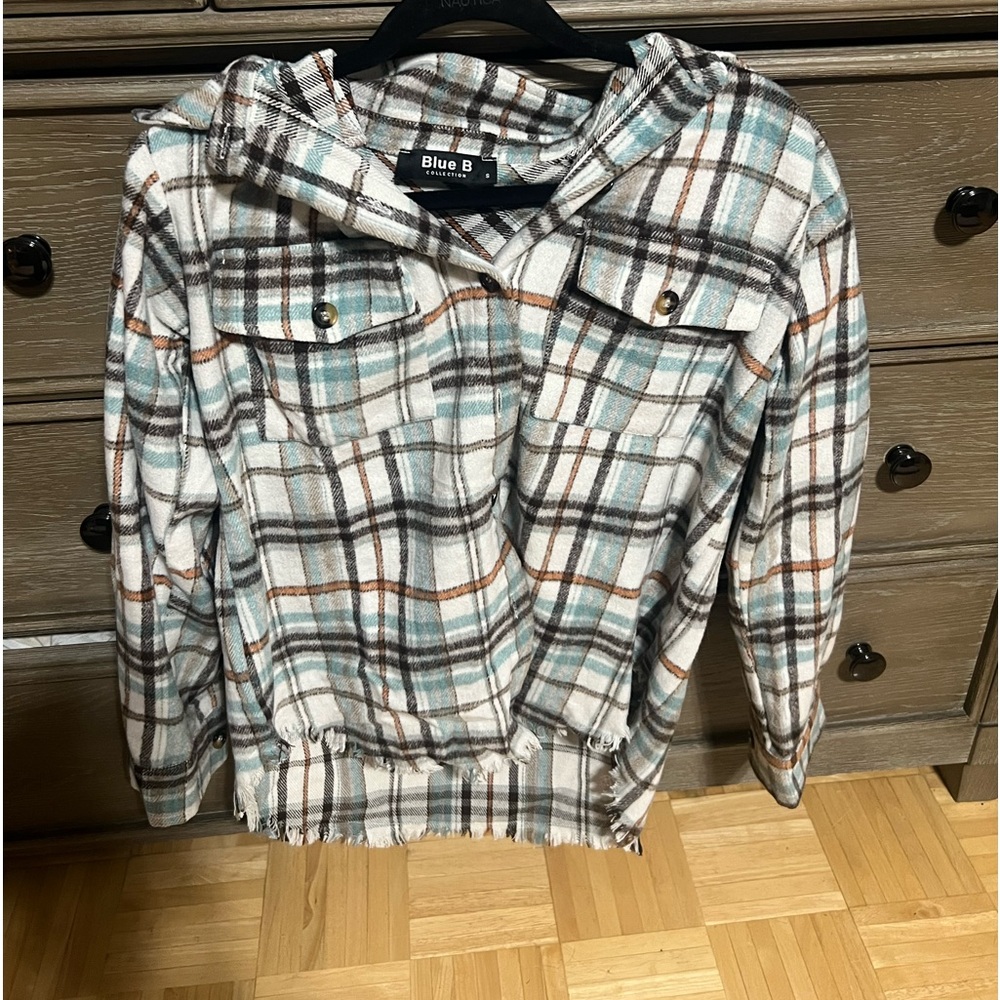 maternity flannel size small